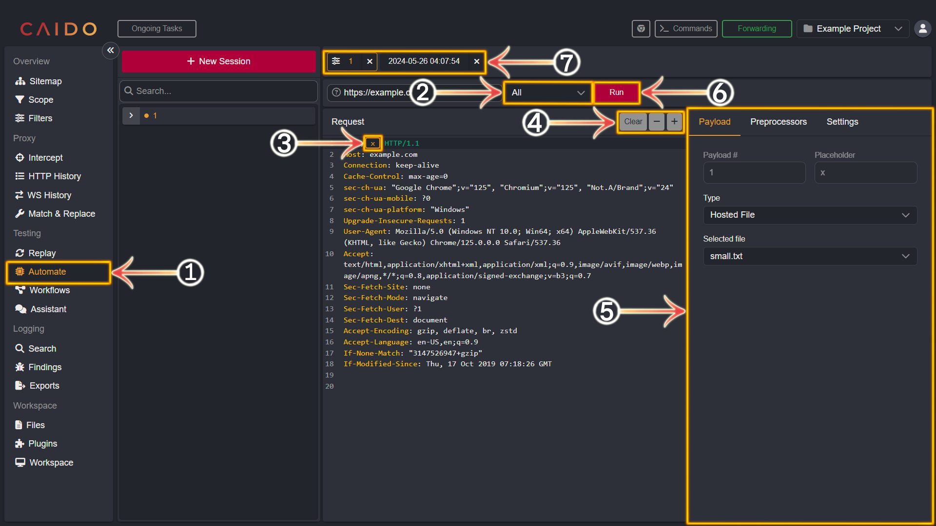 Automate interface.
