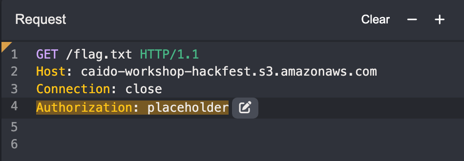 Adding an header placeholder