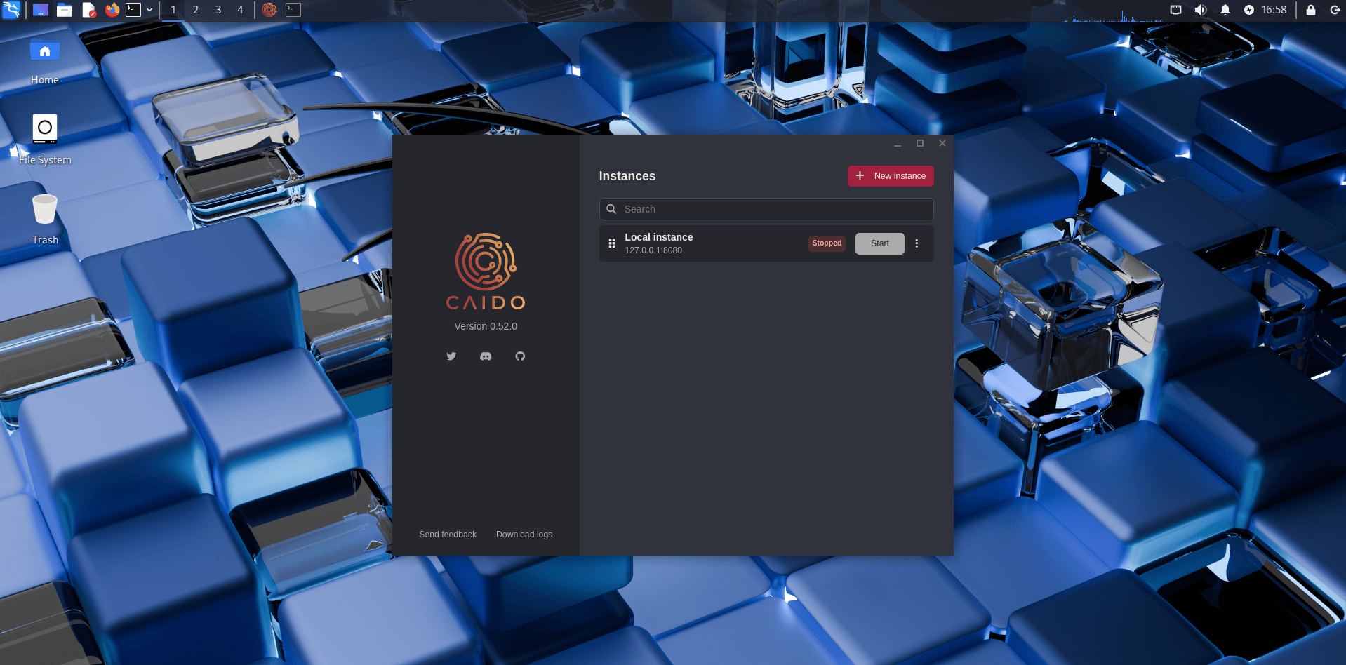 Installing Caido on Kali Linux.