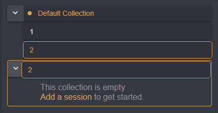 Moving a Session to a new Collection.