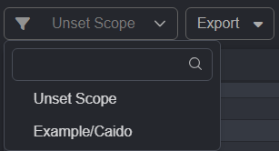 Using a Scope Preset.