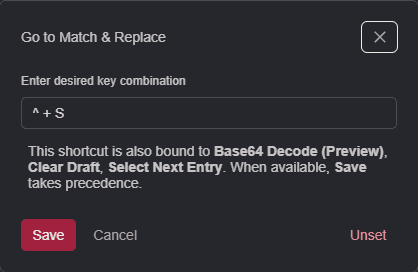 Assigning the same shortcut to multiple commands.